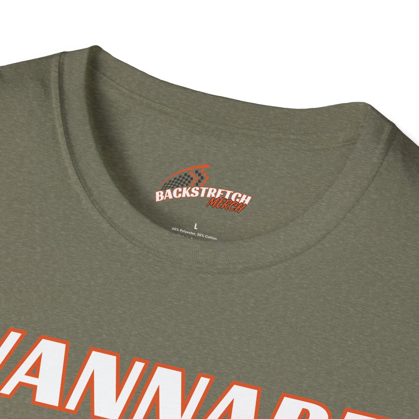 Wannabe Racecar Driver (TEXT) Unisex Softstyle T-Shirt