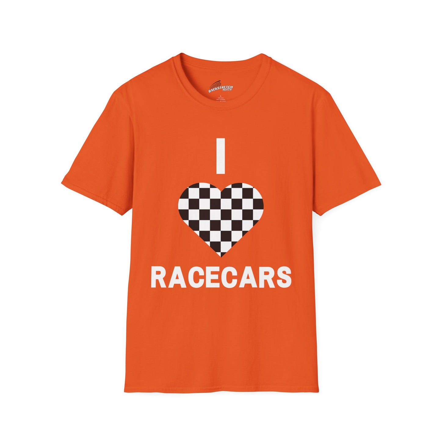 I Love Racecars Unisex Softstyle T-Shirt