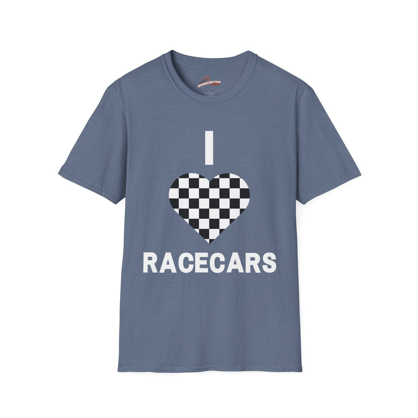 I Love Racecars Unisex Softstyle T-Shirt