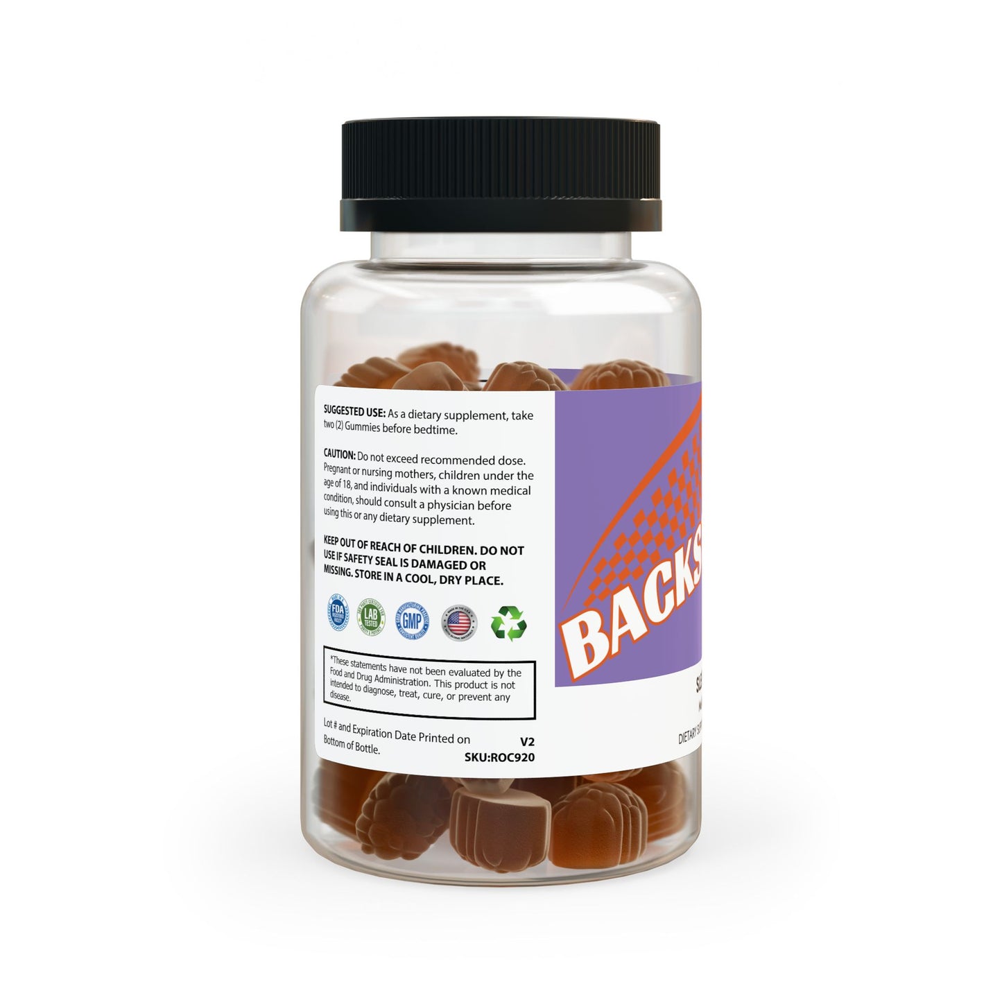 Backstretch Merch's Sleep Well Gummies (60 Gummies)