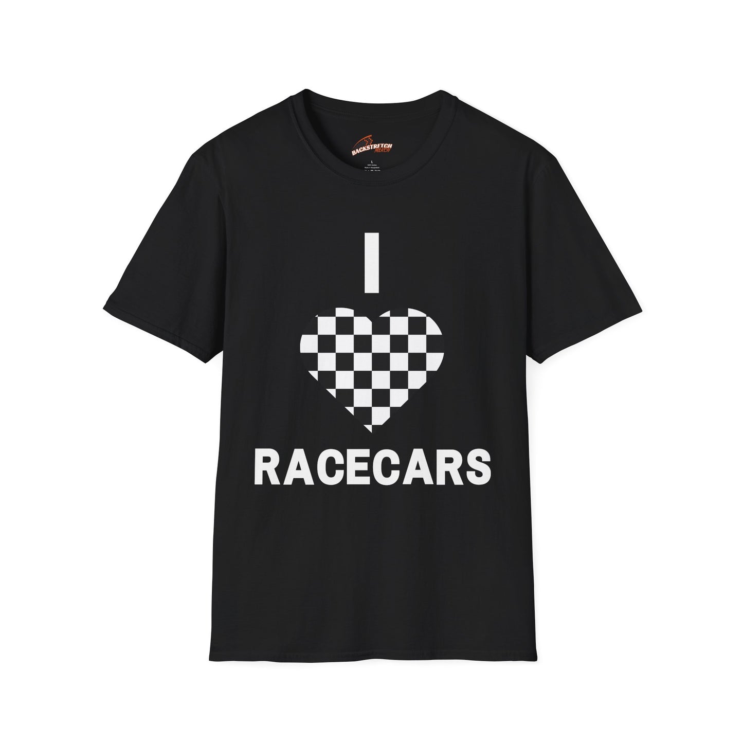 I Love Racecars Unisex Softstyle T-Shirt