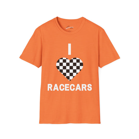 I Love Racecars Unisex Softstyle T-Shirt