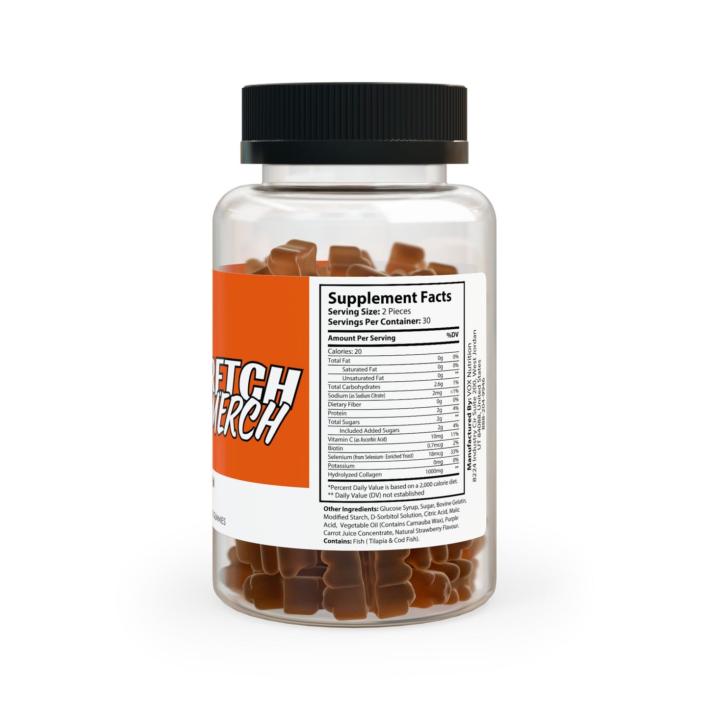 Backstretch Merch's Collagen Gummies (60 Gummies)