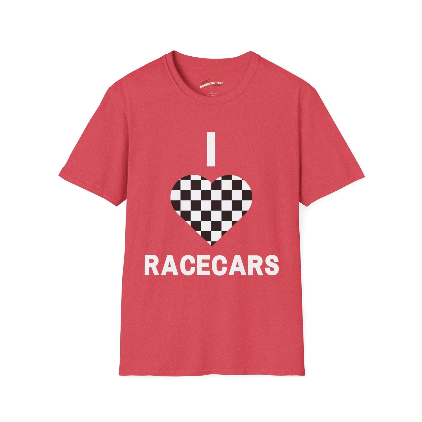 I Love Racecars Unisex Softstyle T-Shirt