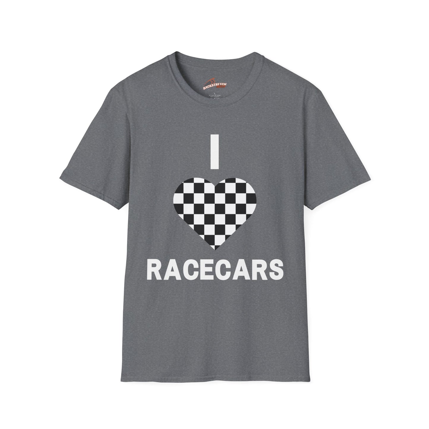 I Love Racecars Unisex Softstyle T-Shirt