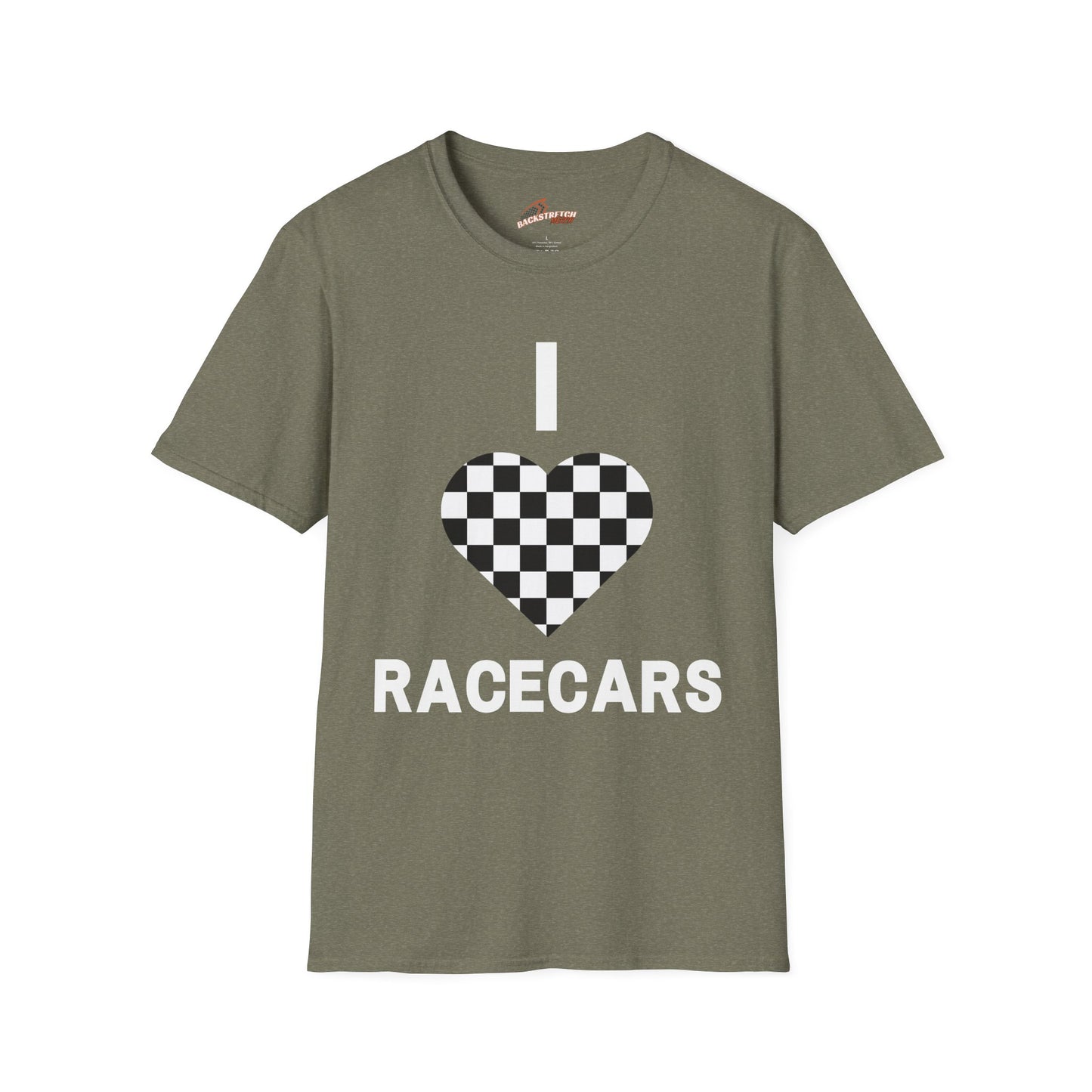 I Love Racecars Unisex Softstyle T-Shirt