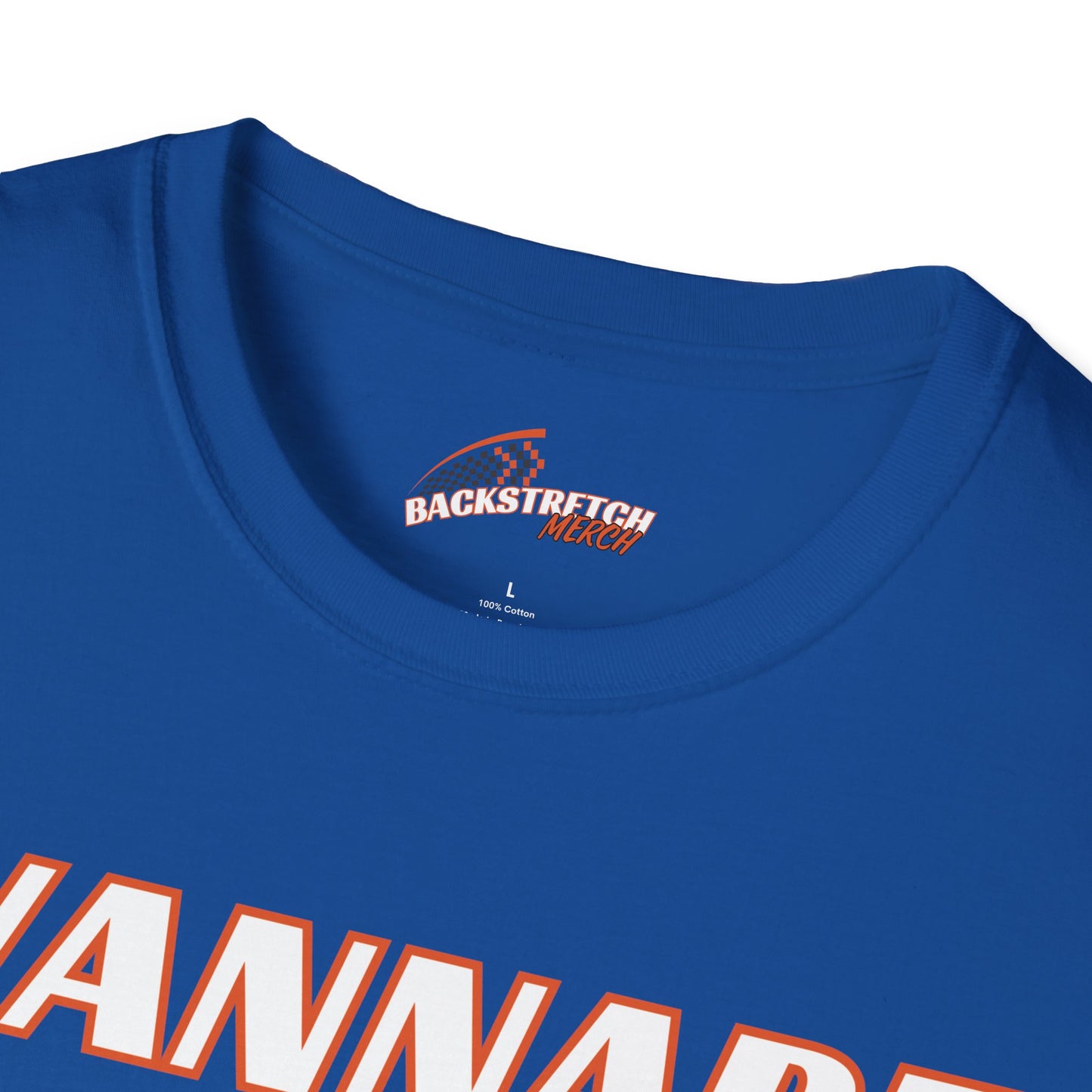 Wannabe Racecar Driver (TEXT) Unisex Softstyle T-Shirt