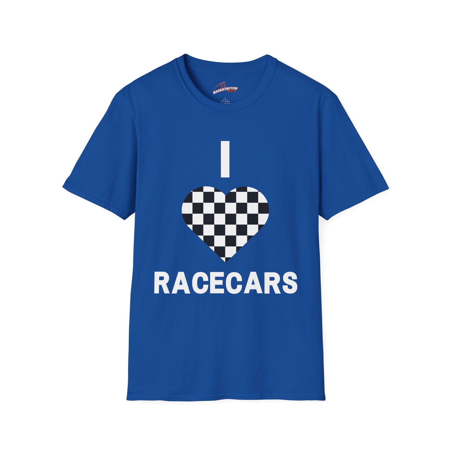 I Love Racecars Unisex Softstyle T-Shirt
