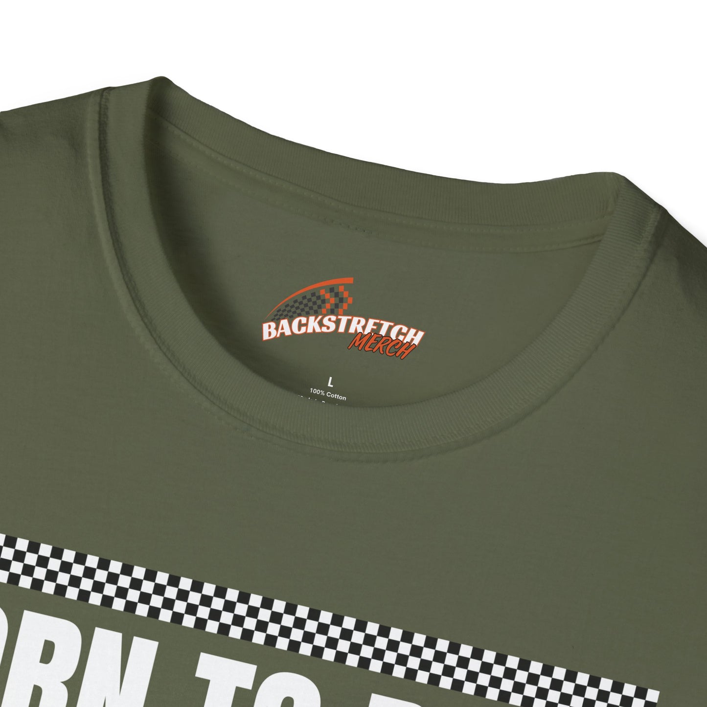 Born to Race Forced to Work (Motorcycle) Unisex Softstyle T-Shirt - Perfect for Racing Enthusiasts