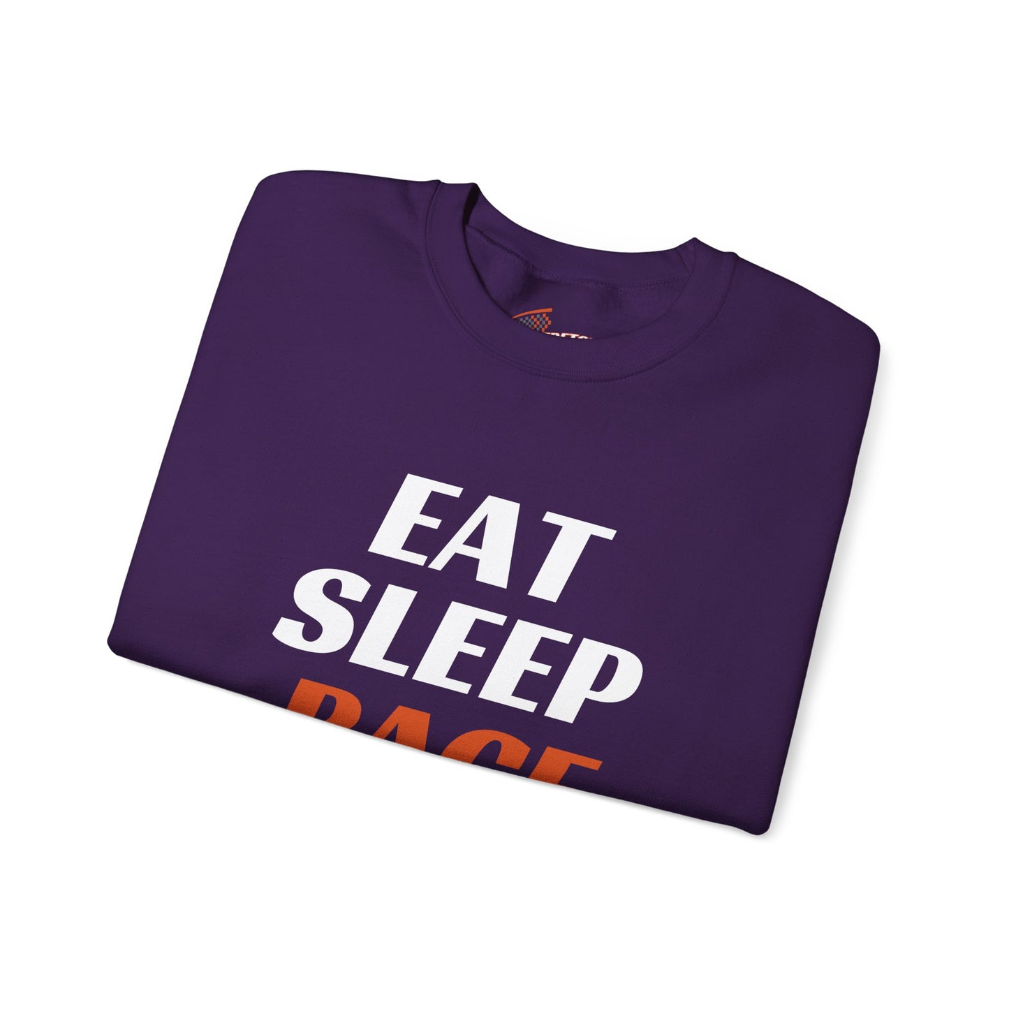 Eat Sleep Race Repeat Crewneck Sweatshirt