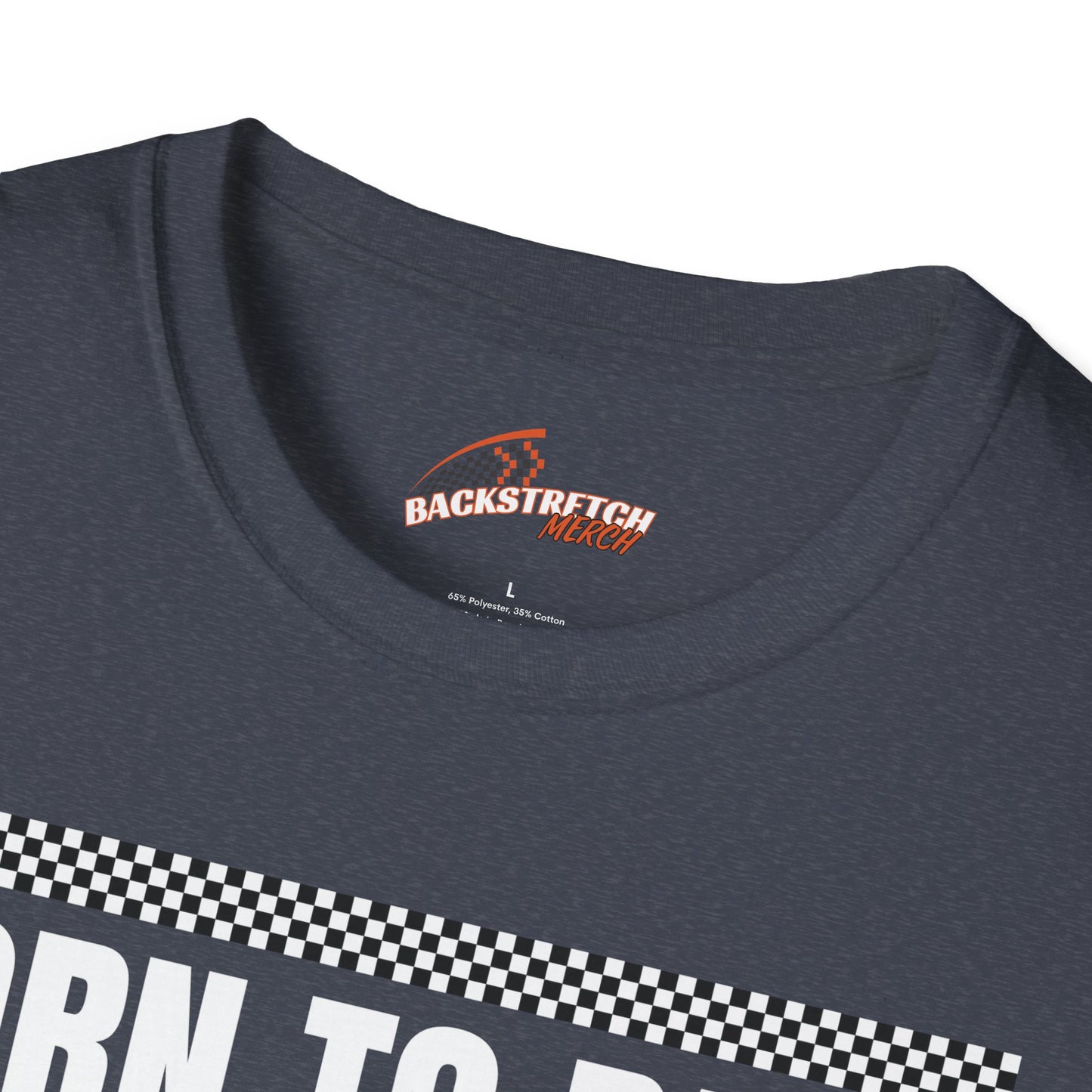 Born to Race Forced to Work (Rally Car) Unisex Softstyle T-Shirt - Perfect for Racing Enthusiasts