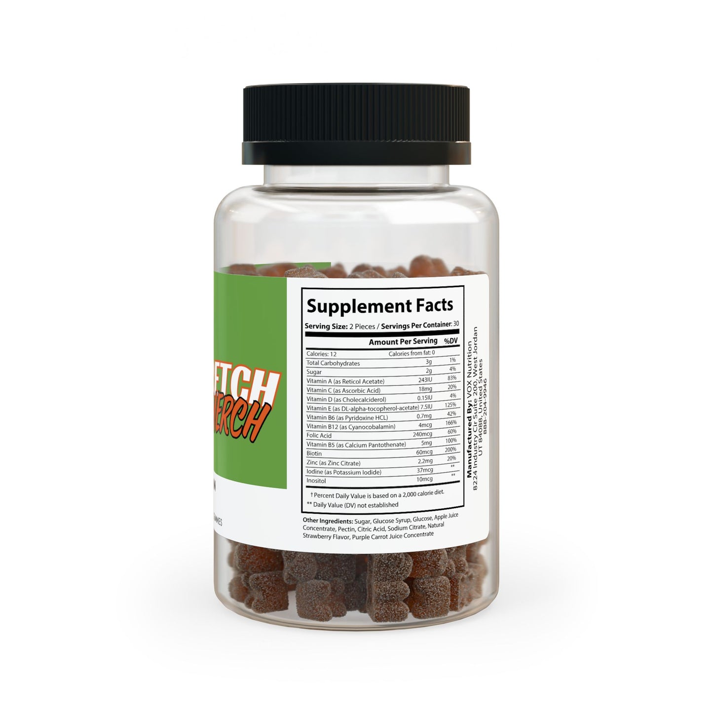 Backstretch Merch's Multivitamin Gummies for Adults (60 Gummies)