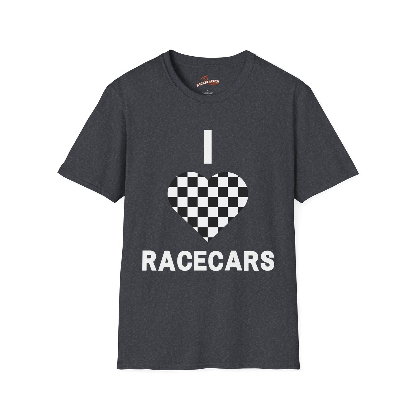 I Love Racecars Unisex Softstyle T-Shirt