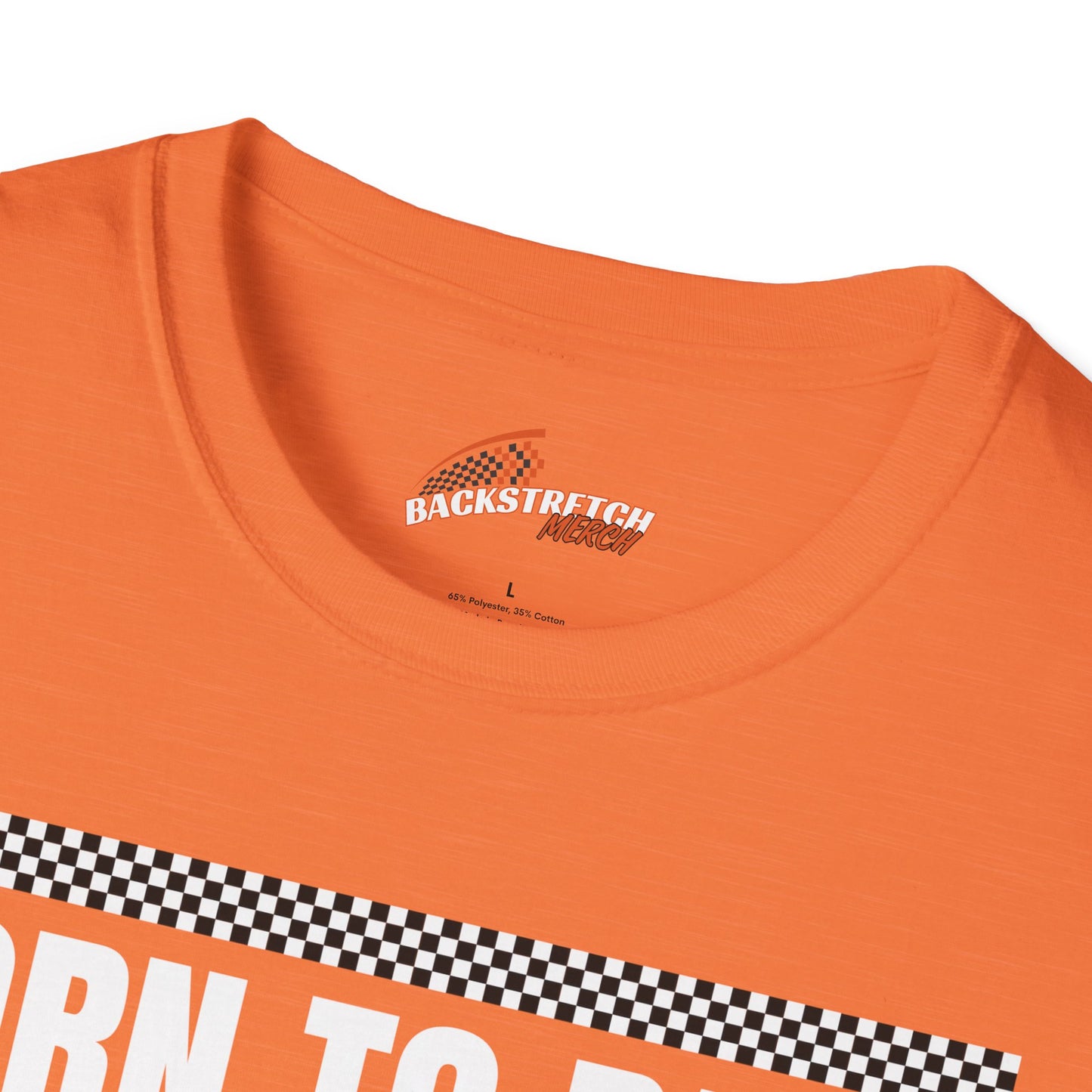 Born to Race Forced to Work (Rally Car) Unisex Softstyle T-Shirt - Perfect for Racing Enthusiasts