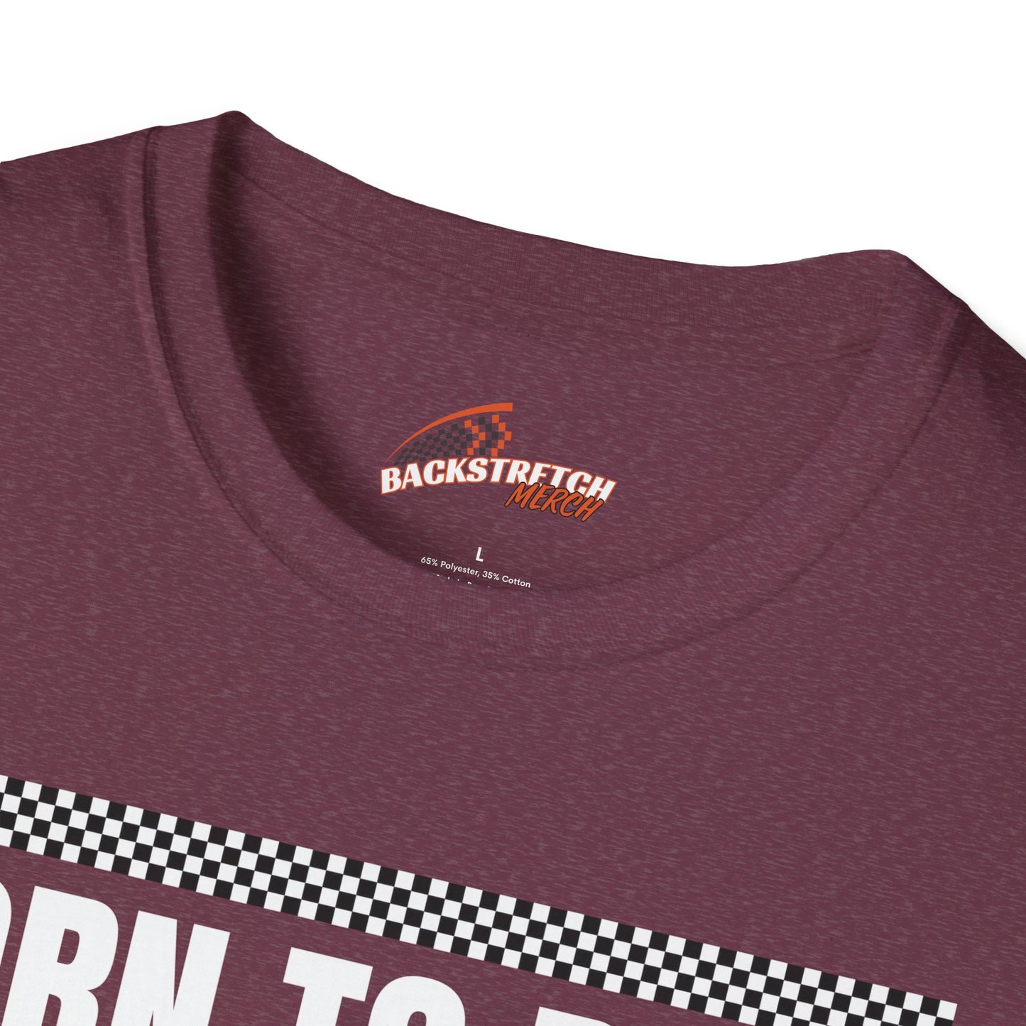 Born to Race Forced to Work (Motorcycle) Unisex Softstyle T-Shirt - Perfect for Racing Enthusiasts