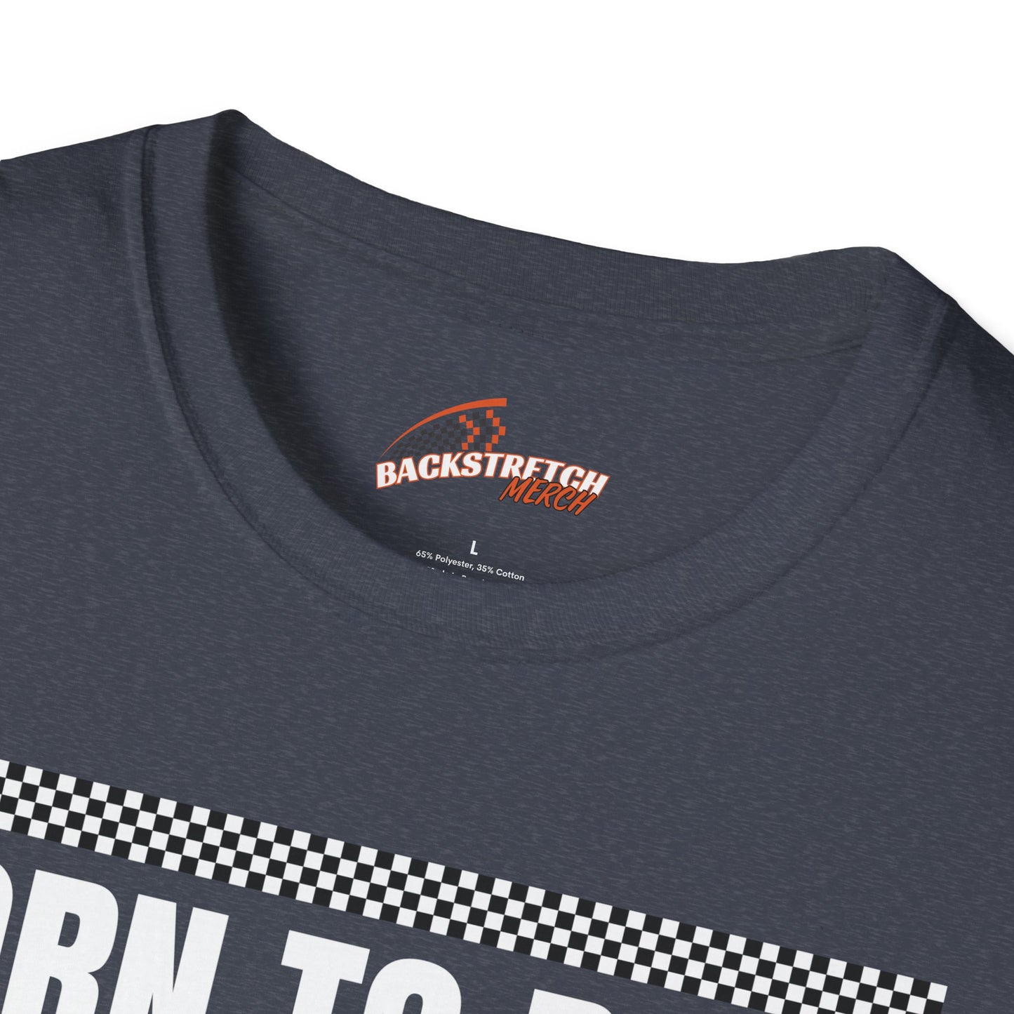 Born to Race Forced to Work (Motorcycle) Unisex Softstyle T-Shirt - Perfect for Racing Enthusiasts
