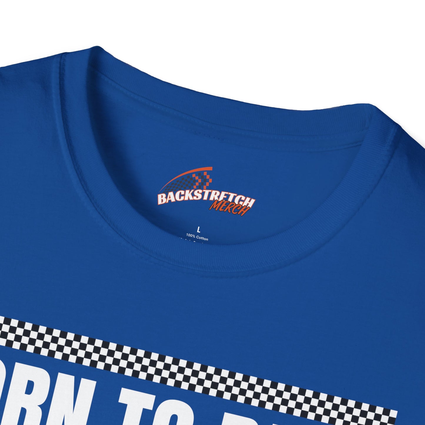 Born to Race Forced to Work (Rally Car) Unisex Softstyle T-Shirt - Perfect for Racing Enthusiasts