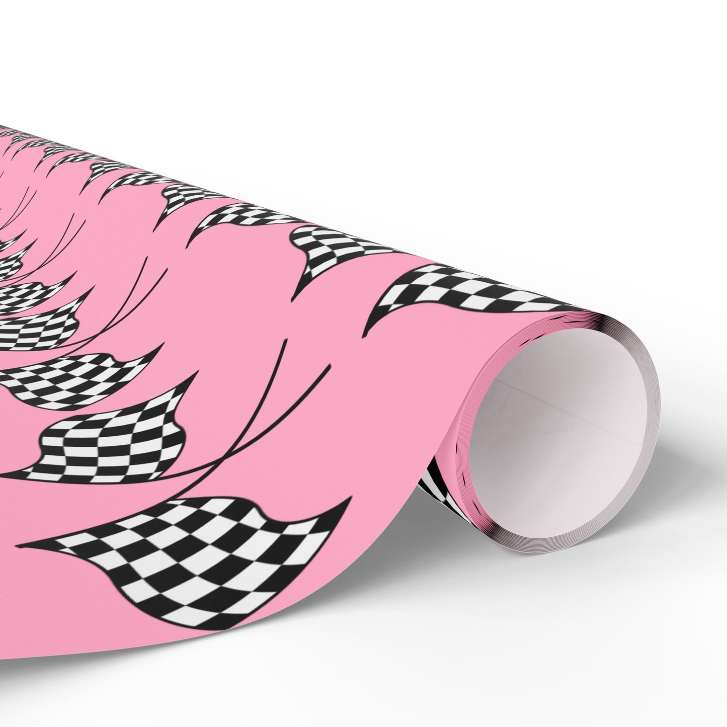 Copy of Checkered Flag Wrapping Paper — Racing Gift Wrap (PINK)