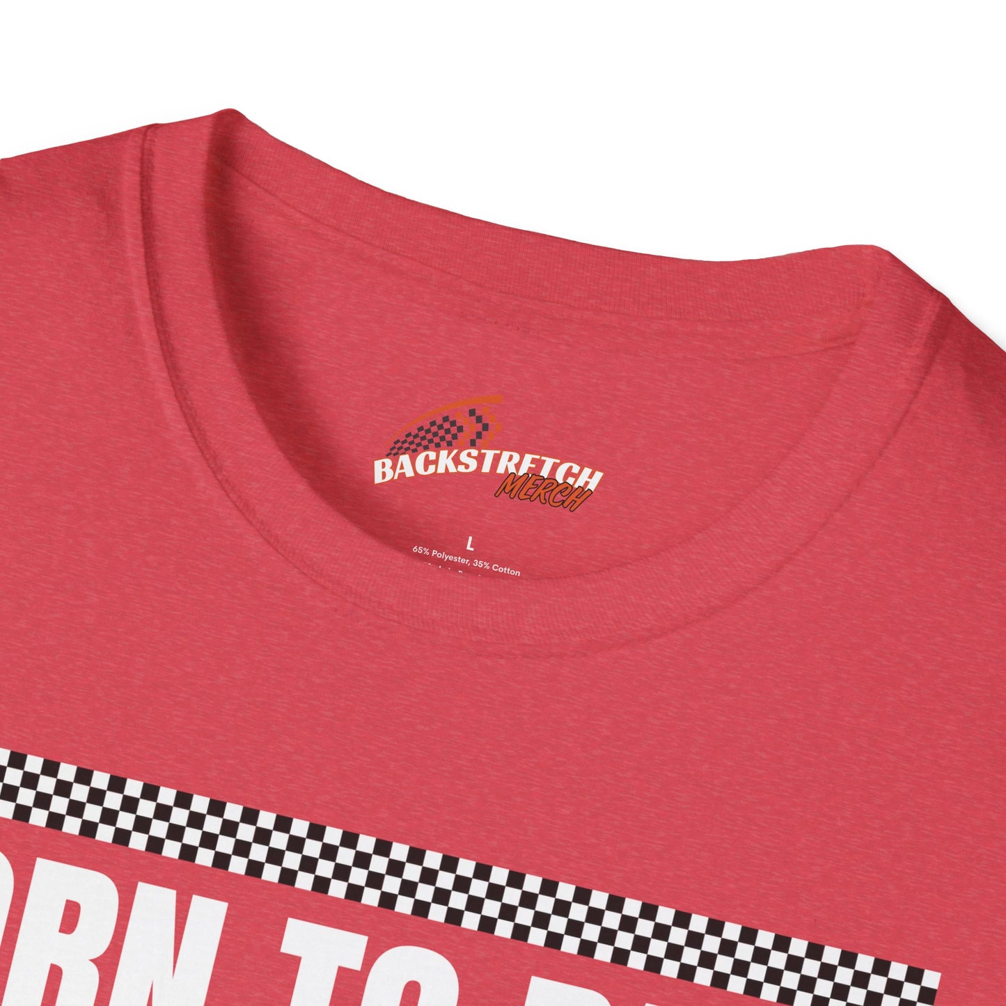 Born to Race Forced to Work (Rally Car) Unisex Softstyle T-Shirt - Perfect for Racing Enthusiasts